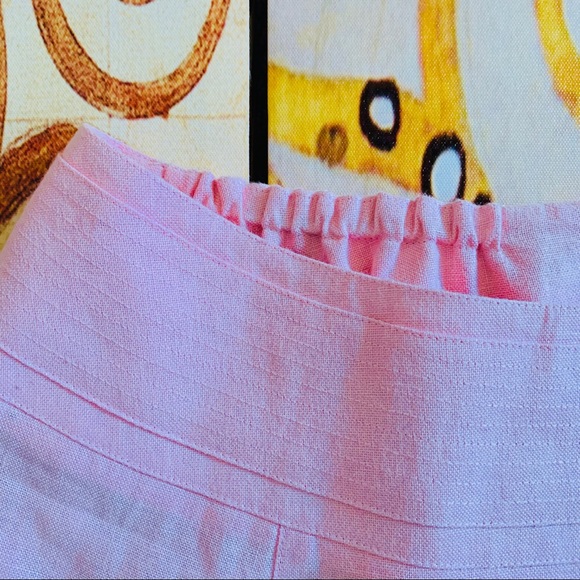 Talbots Woman Petites Irish Linen Pink Skirt W 22 - Picture 3 of 12